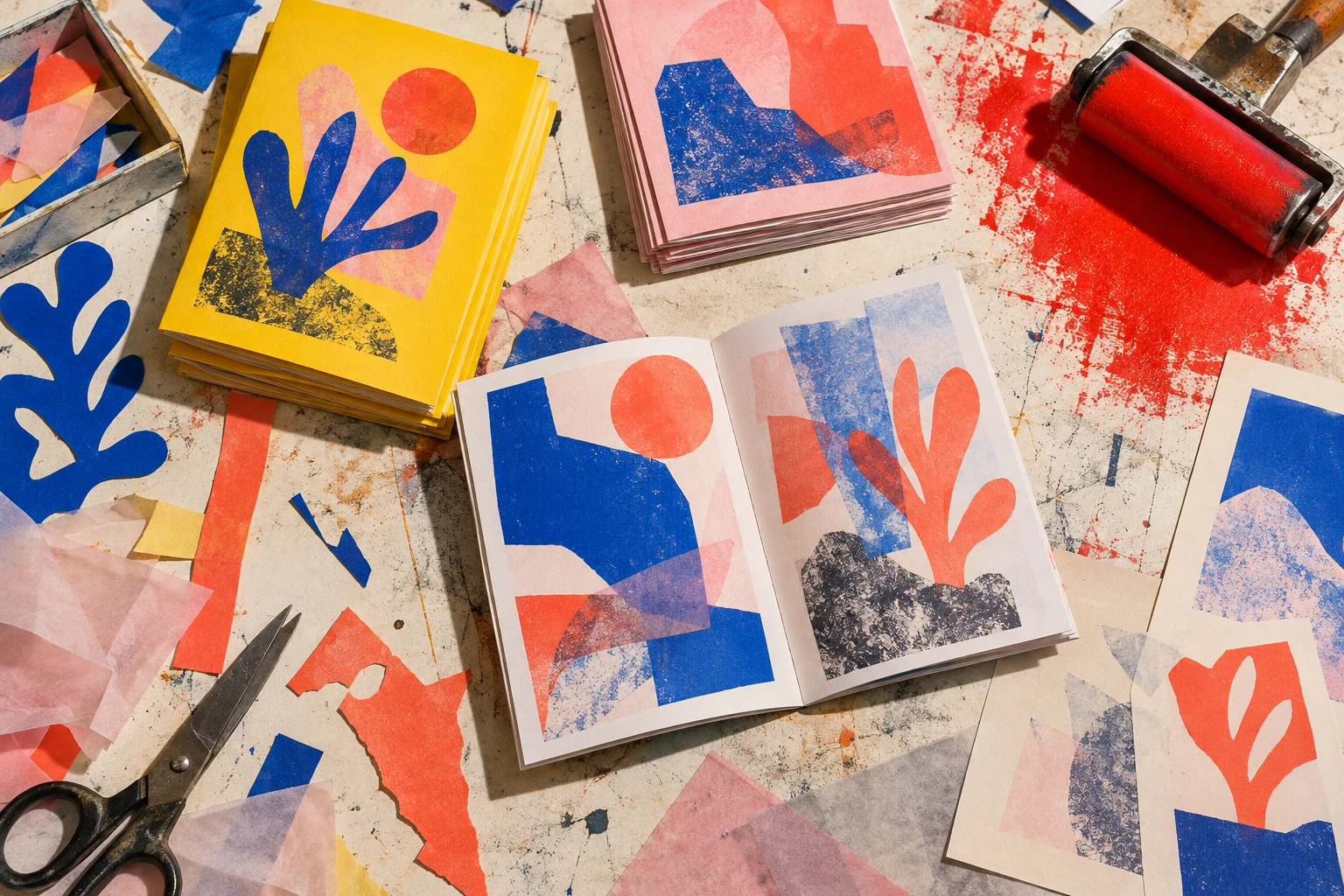 An original arrangement of printed independent publications