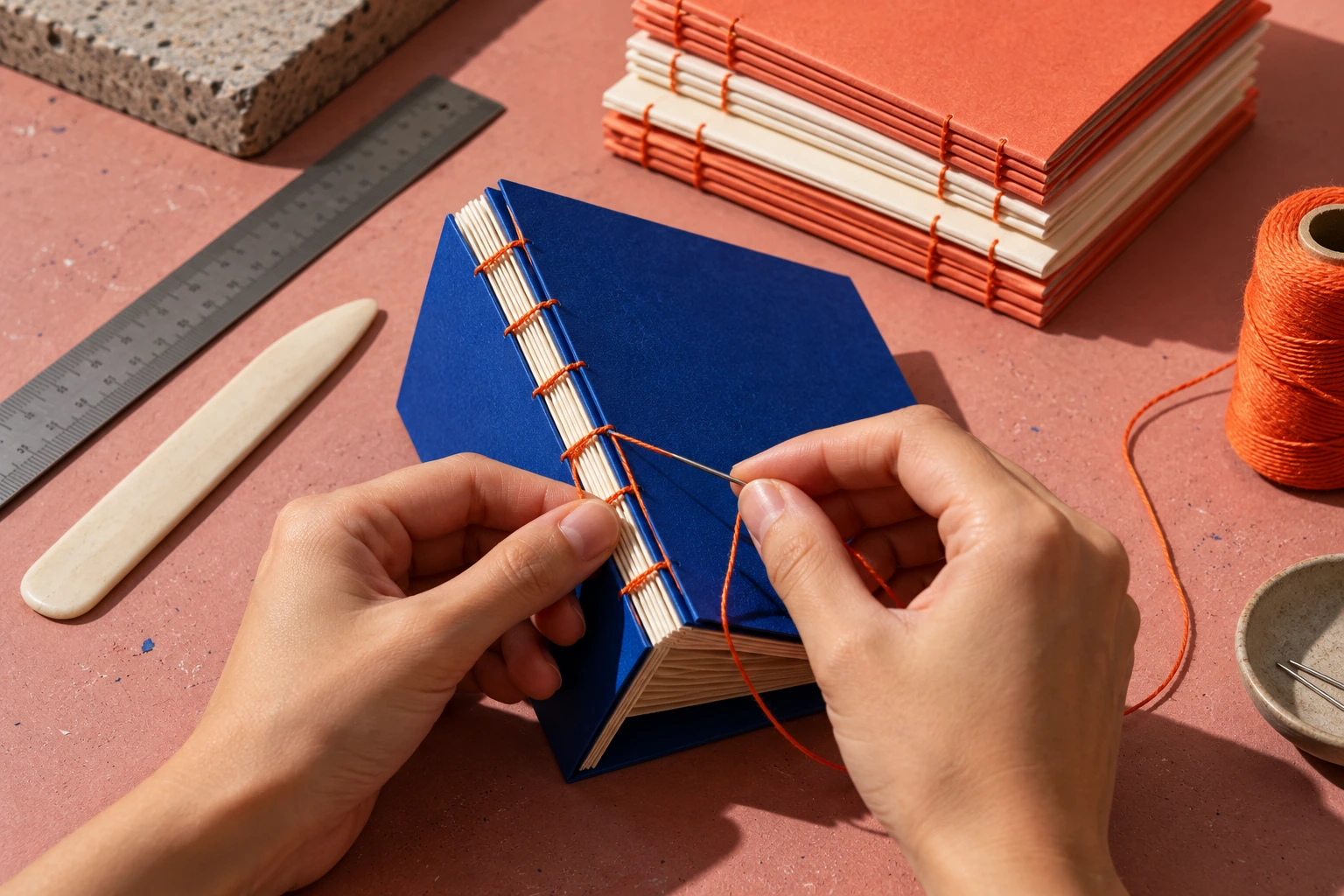 A close original study of bookmaking materials and paper